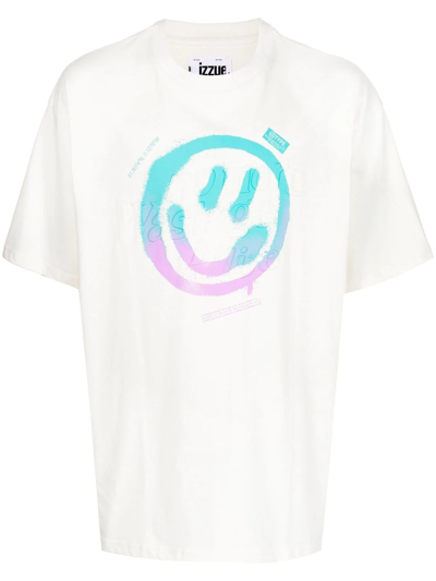 Izzue Graphic-print Short-sleeved T-shirt In Weiss