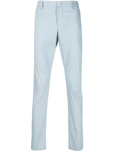 Dondup Mid-rise Tailored Trousers In Blau