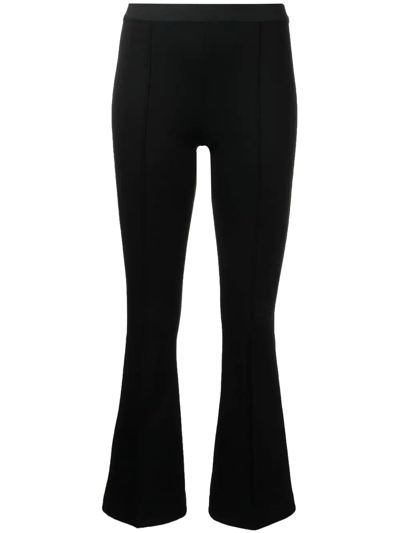 Helmut Lang Black Boot-leg Stretch-jersey Leggings