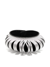 So-le Studio Cut Out-detail Leather Bracelet In Silber