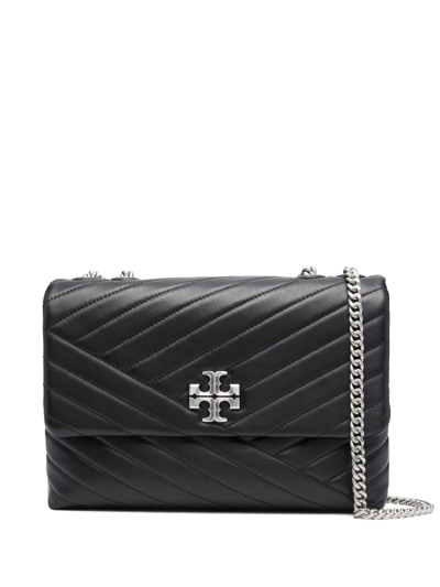 Tory Burch Kira Chevron Shoulder Bag In Black