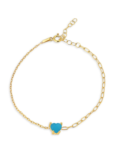 Gabi Rielle Women's 14k Gold Vermeil & Crystal Chain Bracelet