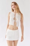 Urban Outfitters Uo Jace Skort In White