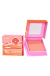 Benefit Cosmetics Wanderful World Silky-soft Powder Blush Sunny 0.21 oz / 6 G