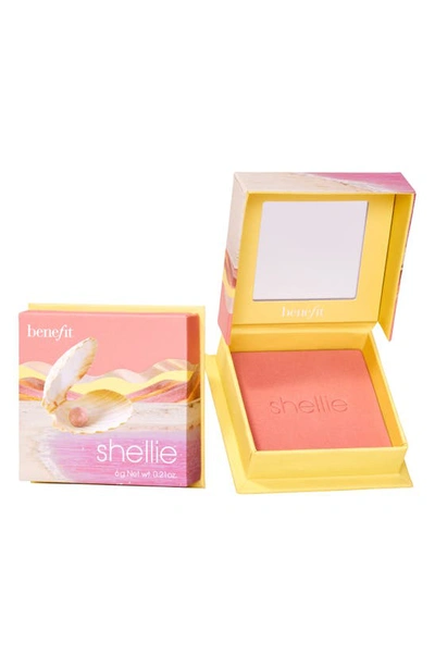 Benefit Cosmetics Wanderful World Silky-soft Powder Blush Shellie 0.21 oz / 6 G