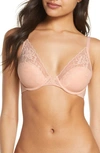 Natori Women's Avail Full Figure Convertible Contour Underwire Bra 741258 In Cameo Rose