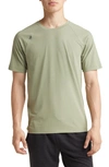 Rhone Crew Neck Short Sleeve T-shirt In Matte Green