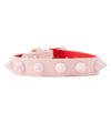 Christian Louboutin Loubilink Studded Leather Bracelet In Rosy/rosy