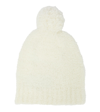 Jil Sander Pompom-detail Knitted Beanie In Egg Shell