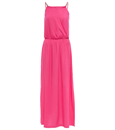 Heidi Klein Maxi Dress In Raspberry