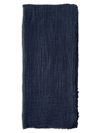 Pom Pom At Home Venice Oversized Linen Throw Blanket In Navy