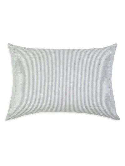 Pom Pom At Home Connor Denim Sham In Ivory/denim