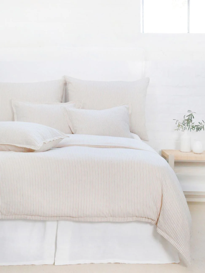 Pom Pom At Home Connor Denim Duvet In Ivory Amber
