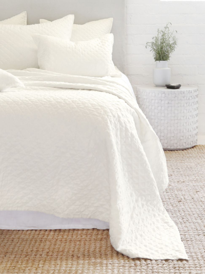 Pom Pom At Home Hampton Cotton Quilt In Cream