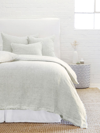 Pom Pom At Home Logan Linen Sham Set In Olive