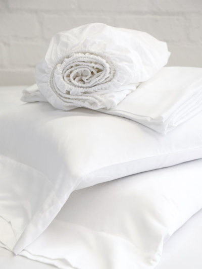 Pom Pom At Home Bamboo Sheets Set In White