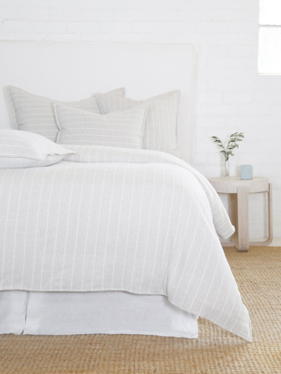Pom Pom At Home Henley Cotton Striped Sham In Oat
