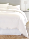 Pom Pom At Home Parker Bamboo Sateen Duvet Cover & Sham Set In Ivory