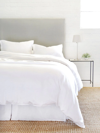 Pom Pom At Home Parker Bamboo Sateen Duvet Cover & Sham Set In White