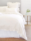 Pom Pom At Home Charlie Linen Duvet In Cream