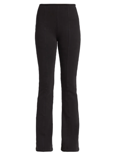 Alexander Wang Bonded Seam Pant In Stretch Knit In Black
