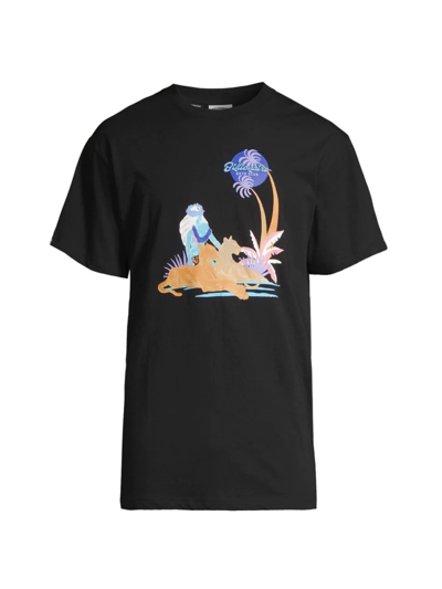 Billionaire Boys Club Men's Beats & Beaches Graphic T-shirt In Black