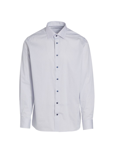 Eton Contemporary-fit Polka Dot Shirt In White