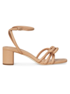LOEFFLER RANDALL WOMEN'S MIKEL LEATHER BOW SANDALS