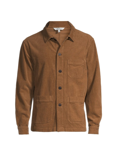 Peter Millar Men's Corduroy Chore Coat In Walnut ModeSens