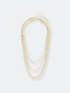 Sterling Forever Lanora Layered Necklace In Gold