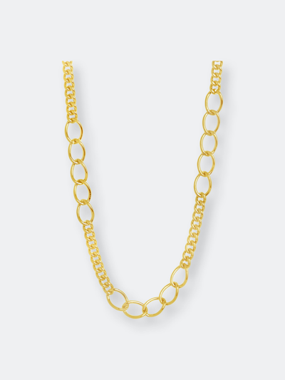 Sterling Forever Lucille Necklace In Gold
