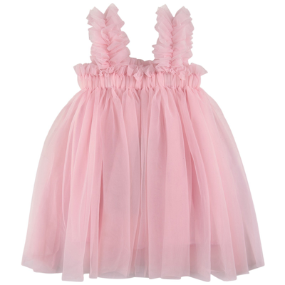 Dolly By Le Petit Tom Kids' Tulle Dress Pink
