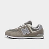 New Balance Big Kids 574 Core Casual Sneakers From Finish Line In Grey/white
