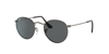 Ray Ban Round Metal Antiqued Sunglasses Antique Gunmetal Frame Grey Lenses 50-21 In Dark / Grey / Gun Metal / Gunmetal