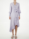 Zimmermann Tie-waist Silk-crepe Wrap Midi Dress
