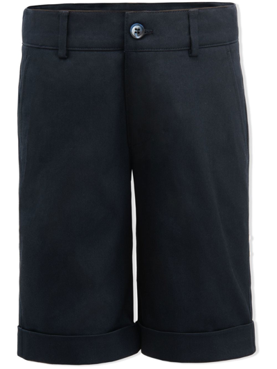 Moustache Kids' Tailored Knee-length Shorts In Blue
