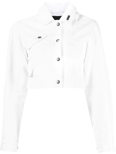 Heliot Emil Paris Denim Jacket In White