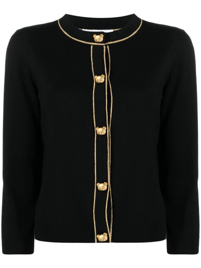 Moschino Teddy Bear Round-neck Cardigan