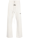 Essentials Logo-print Track Pants In Neutrals