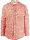 ERL LOGO-PRINT COTTON SHIRT