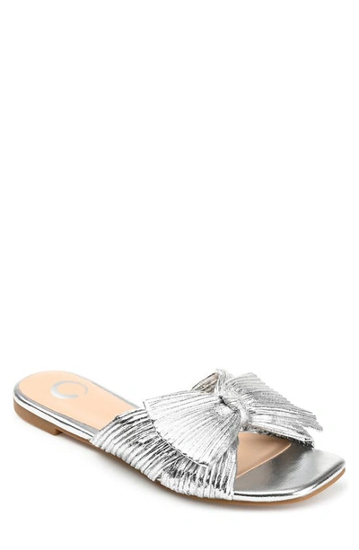 Journee Collection Serlina Sandal In Silver