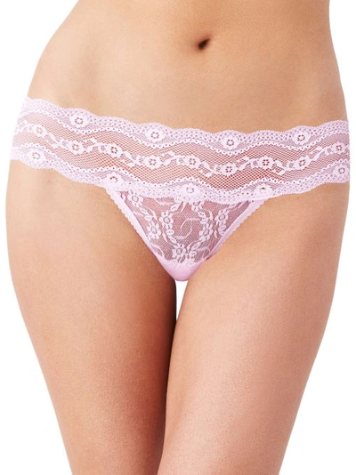 B.tempt'd By Wacoal Lace Kiss Bikini In Pink Lady