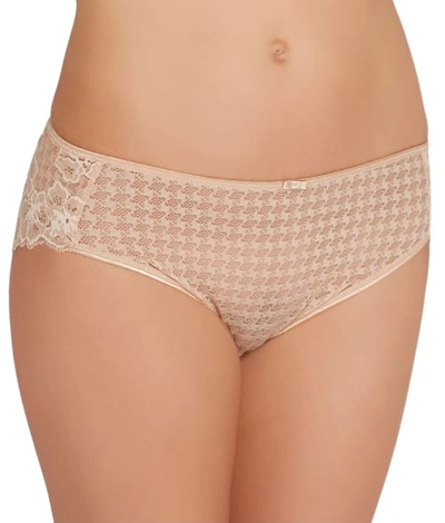 Panache Envy Stretch-lace Briefs In Chai