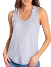 Pj Salvage Text Essential Tank In Heather Grey