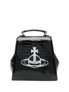 VIVIENNE WESTWOOD ORB-PLAQUE EMBOSSED BACKPACK