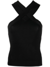 BY MALENE BIRGER DOUBLE-STRAP KNITTED TOP