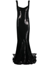 ATU BODY COUTURE SEQUIN-EMBELLISHED MERMAID GOWN