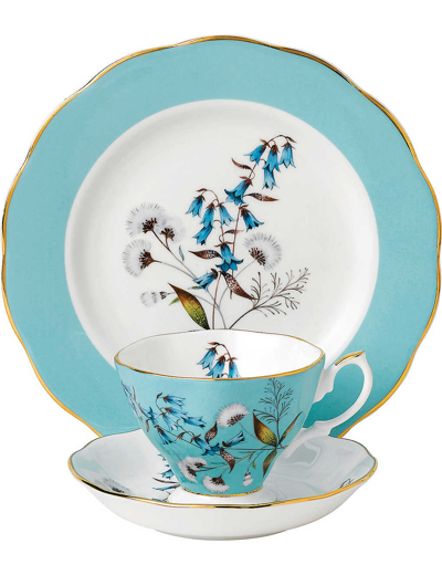 Royal Albert 100 Years Festival 3-piece Tea Set (1950's)