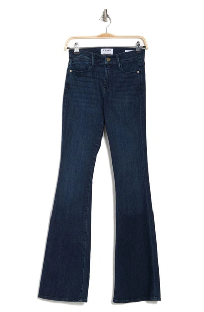 Frame Le High Flared Leg Jeans In Naples