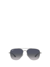 Ray Ban Rb3683 Aviator-frame Metal Sunglasses In Gunmetal